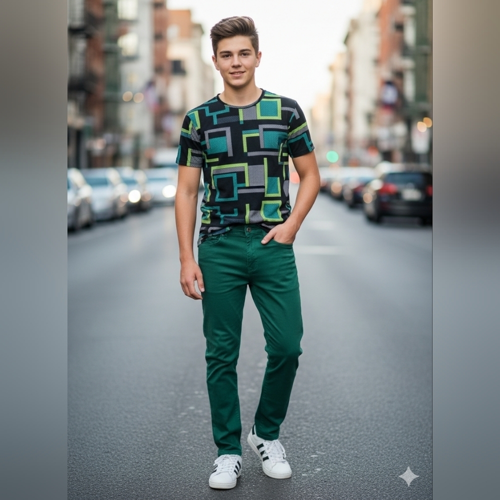Wulful Emerald Slim Fit Street Jeans.W28 (Measures more like 27")